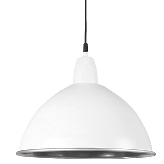 Industrialna lampa wisząca Classic biała
